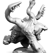 cobrando otyugh jogos dd dnd masmorras dragões figura miniatura miniaturas rpg tampo mesa guerra brinquedo acessórios 3d print model - Mito3D