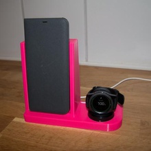 station de charge ikea chargeur sans fil la maison organisation 3d print model - Mito3D