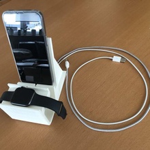 Laden Bahnhof iPhone 13 Profi max Apfel sehen Gadget Apfeluhr 3d print model - Mito3D