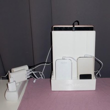 charging station home organization 3d print model - Mito3D