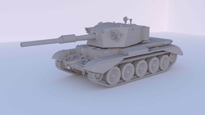 cocheiro 105mm at arma fogo l7 1 72 ferramentas militares tanque 3d impressoras 3d print model - Mito3D