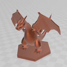 charizard Spiel Pokémon 3d print model - Mito3D