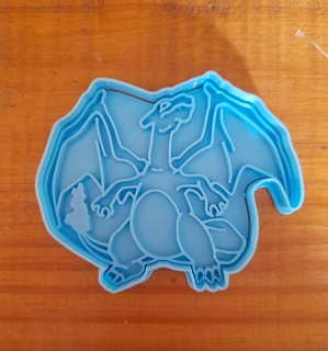 charizard cookie cutter pokemon cutting 3d print model - Mito3D