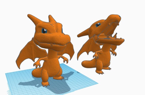 charizard gioco Conservazione 3d print model - Mito3D