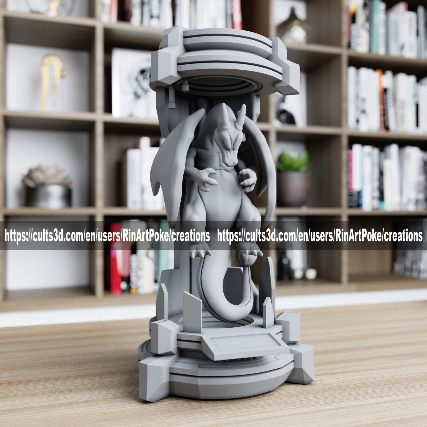 charizard laboratorio pokemon charmander Pikachu 3D print model - Mito3D