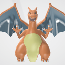 charizard Pokémon Nintendo Tasche Monster 3d print model - Mito3D