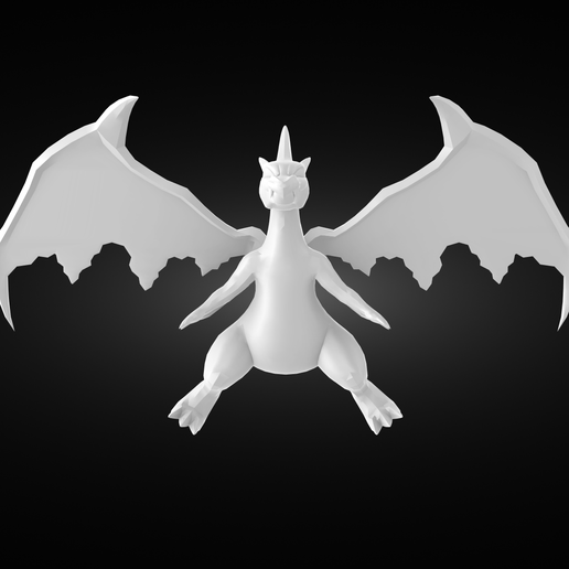 charizard pokemon 3D print model - Mito3D