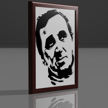 charles aznavour decorativo telaio 3d print model - Mito3D