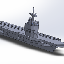 charles gaulles aircraft door carrier plane boats de 3d print model - Mito3D