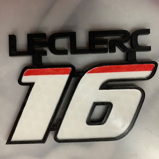 Charles Leclerc f1 Ferrari 3D print model - Mito3D