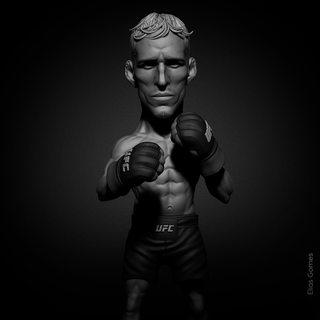 charles oliveira ufc bronx mma fight combat jiu jitsu brazil brazillian sport 3d print model - Mito3D