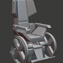 charles xavier tekerlekli sandalye oyun x-men Profesör süper kahraman diorama marvel 3d print model - Mito3D