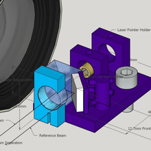 charlie's bath interferometer lasers optics bench physics_astronomy 3d print model - Mito3D