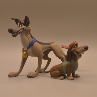 charlie + itchy - stl charlie dogs go heaven itchy german shepherd dachshund  3d print model - Mito3D