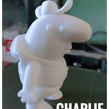Charlie gülümseyen Arkadaşlar Sanat fanart pim şekil oyuncak 3d print model - Mito3D