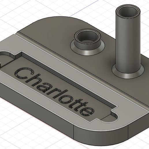 charlotte corona tool test 3D print model - Mito3D