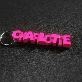 Charlotte porte clés 3d print model - Mito3D