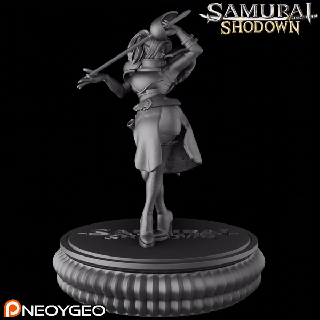 Carlotta samurai shodown 3d print model - Mito3D