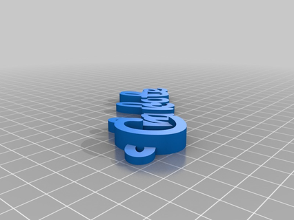 Charlotte clé v2 3d print model - Mito3D