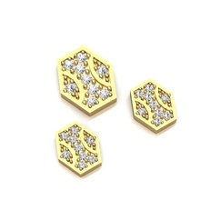 Charme 03 Schmuck Ring Herren Diamant Gold Silber Sterling Juwelen 3d print model - Mito3D