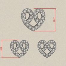 charme 08 joalheria jóias anel senhores diamante ouro prata esterlina 3d print model - Mito3D
