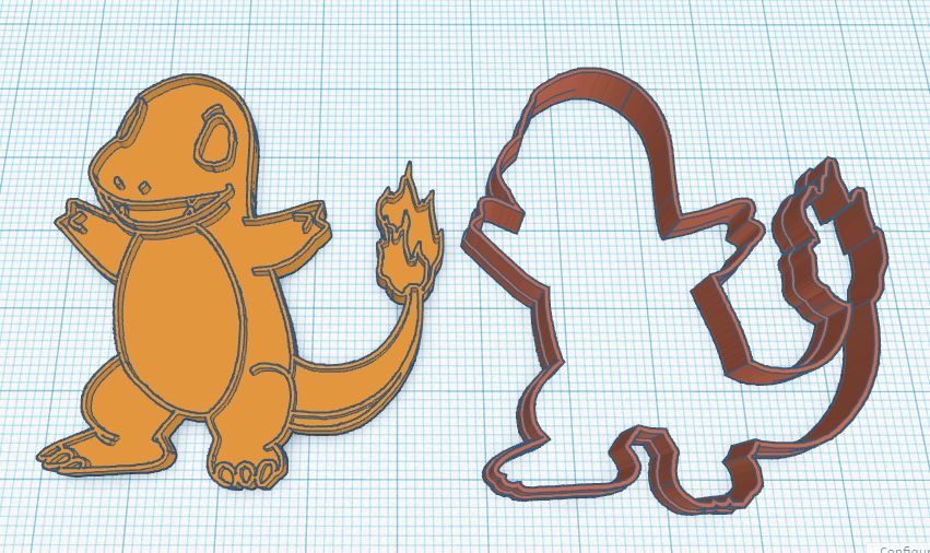 charmander 3D print model - Mito3D