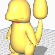 charmander art pokemon hitokage 3d print model - Mito3D