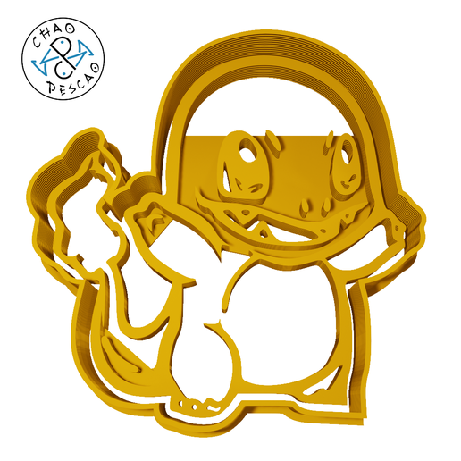 charmander - pokemon cookie cutter fondant polymer clay gadget cartoon bulbasaur pikachu mew lapras jigglipuff dragonair baking pastry 3D print model - Mito3D