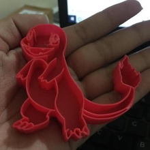 charmander cortador de galletas -pokemon juego fuego 3d print model - Mito3D