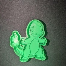 charmander cookie cutter stamp pokemon 3d print model - Mito3D