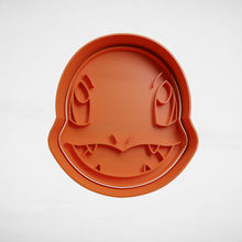 charmander tête biscuit coupeur coupeurs stl moules pok lun 3d print model - Mito3D