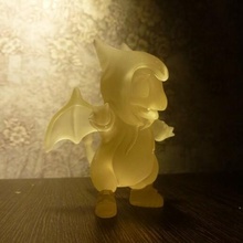 charmander kigurumi Ventilator Kunst Pokémon Anime Figur Spielzeug Orange 3d print model - Mito3D