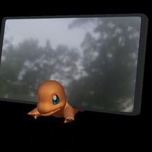 charmander téléphone supporter entrée pokemonstarter Pokémon cabine 3d print model - Mito3D
