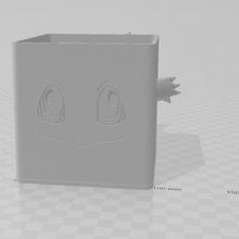 charmander Pokémon mordidela cacto suculento Panela 3d print model - Mito3D
