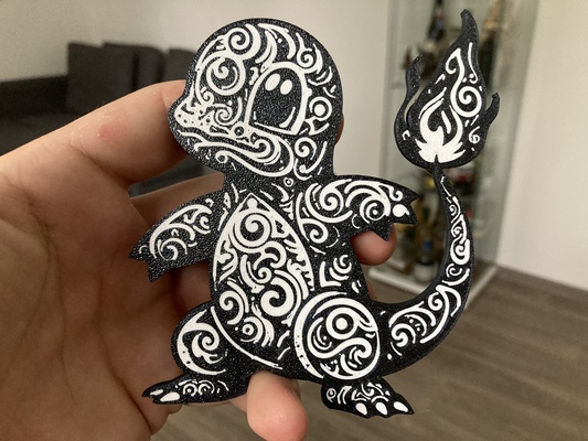 charmander pokémon ornement art 3d print model - Mito3D