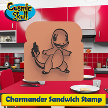 charmander Sandwich francobollo Pokemon charmeleon mega gigantamax charizard pane cucina attrezzo decorazione regalo funzionale 3d print model - Mito3D