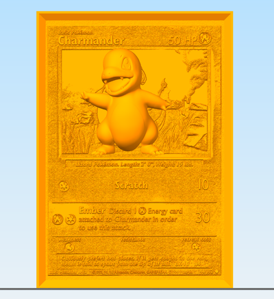 charmander tcg jogos 3d print model - Mito3D