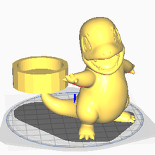 charmander tea candle holder pokemon 3d print model - Mito3D