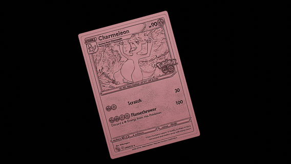 charmeleon Pokemon carta scolpire sollievo arte animale anime cenere Pikachu Lugia telaio charmander 3d print model - Mito3D