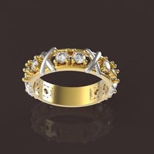 encantador anillo la joyería joya gran excelente amor vintag los anillos precioso de lujo brillante sterling el diamante imprimible plata compromiso oro gem platino 3d print model - Mito3D