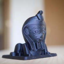 charmante sphinx Kunst 3d print model - Mito3D