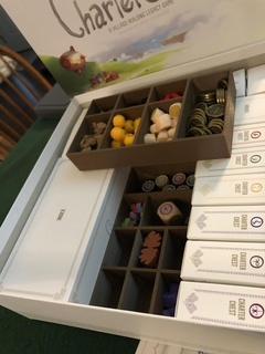 charterstone borda jogos scriptorium bandeja inserir jogo tabuleiro brinquedo brinquedos conjunto acessórios 3d print model - Mito3D