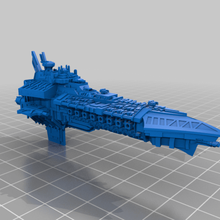 cariddi classe mille dollari incrociatore 30k flotta Gotico bfg bfh warhammer passatempo 3d print model - Mito3D