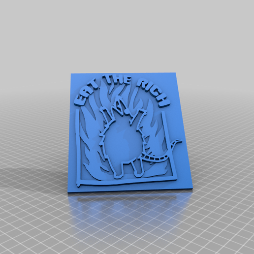 chase eat rich 3d_printing 3D print model - Mito3D