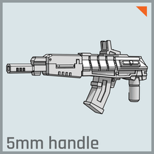 chaser-47 Transformatoren Waffe 5mm post Spiel gun 3d print model - Mito3D