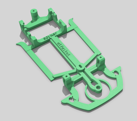 chassi fenda espião scaleauto alfaslot jogos 3d print model - Mito3D