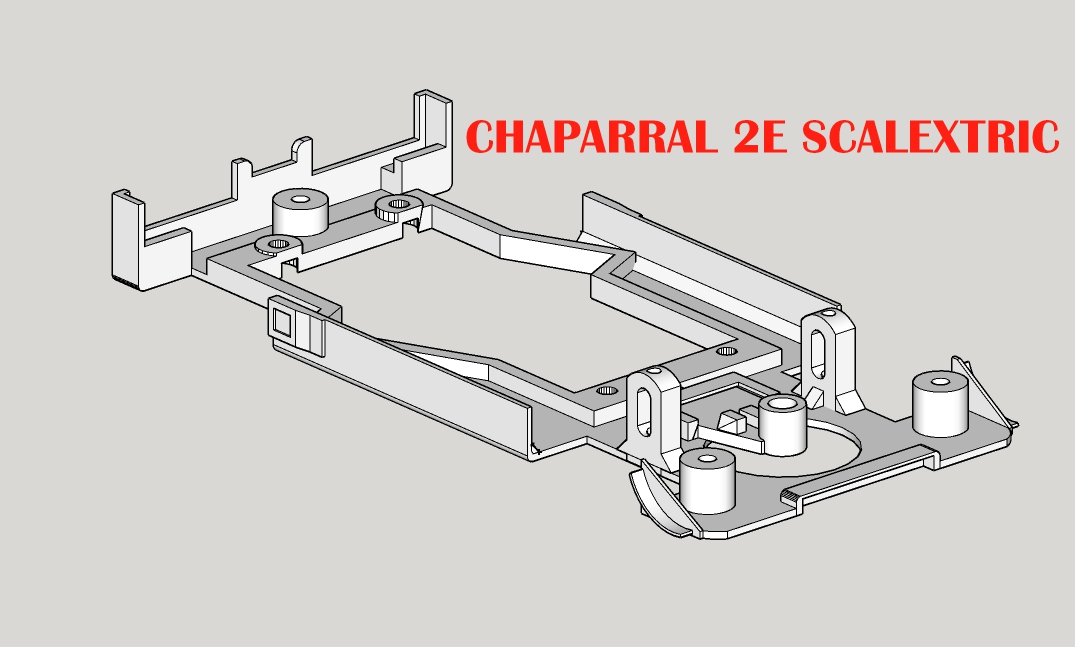telaio chaparral 2e scalextric 3D print model - Mito3D