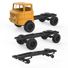 şasi w50 şase chevy araç araba otomobil temel rc kamyon Tamya parçalar yazdırılabilir aks vücut 3d print model - Mito3D