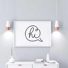 bate papo arte mensagem emoji deco parede 3d print model - Mito3D