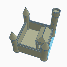 chateau architecture 3d print model - Mito3D